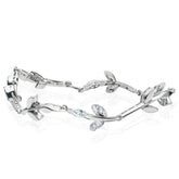 Vine Stone Silver Bracelet