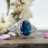 Sapphire Stone Jaanan Ring