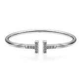 Tiffany Inspired Silver Bracelet