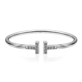 Tiffany Inspired Silver Bracelet